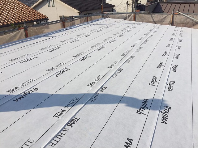 片流れ屋根新築工事